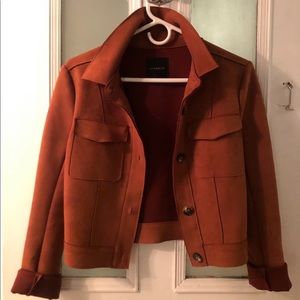 Dynamite faux suede jacket